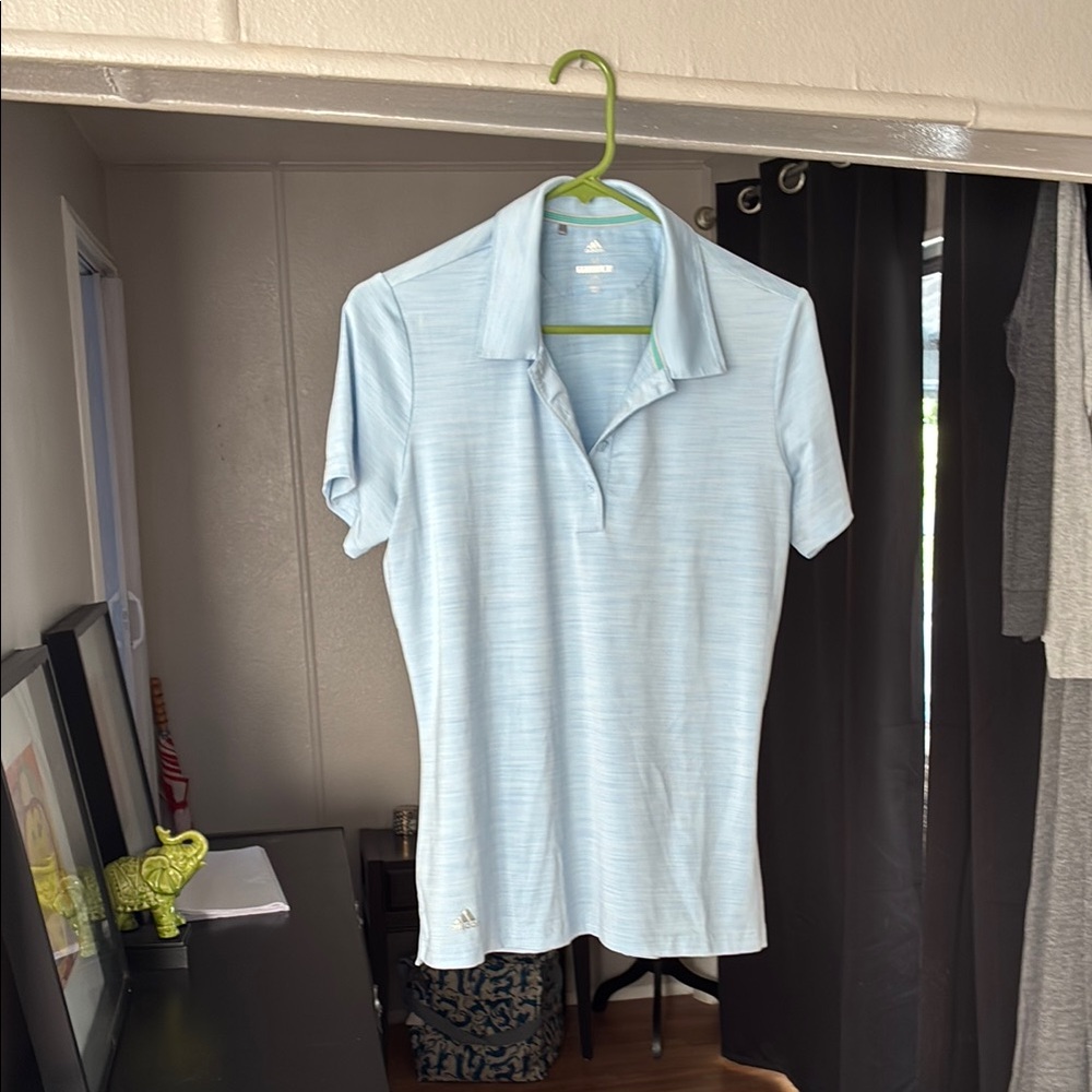 Adidas Blue Polo Golf Shirt Casual Knit 
🎉🎊❤️HP 8/11/25❤️🎉🎊